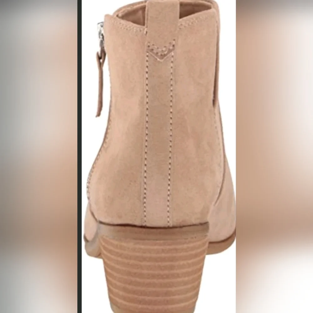 Dr. Scholl's Lawless Toast Taupe Ankle Boots Booties SIZE 7.5 NIB